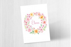 Zomerse bloemenkring